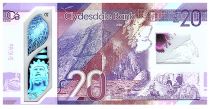 Scotland 20 Pounds Robert The Bruce - Clydesdale Bank - Polymer 2019 (2020) - UNC