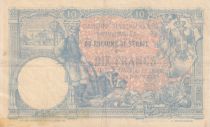 Serbia 10 Dinara - 10 Francs - Musician - 1893 Serial M.31