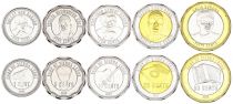 Sierra Leone 1,5,10,25,50 Cents Série de 5 Monnaies - 2022 - SPL