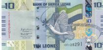 Sierra Leone 10 Leones - Bird - Arms - 27-04-2022 - Serial CF