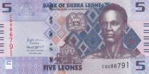 Sierra Leone 5 Leones - Sengbe Pieh - Barrage - 27-04-2022 - Serial CQ