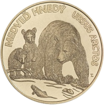 Slovakia 5 Euros 2022 - The brown bear