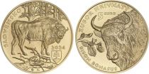 Slovakia 5 Euros SLOVAKIA 2024 - European Bison