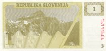 Slovenia 1 Tolar - Mountain - 1990 - Serial AA