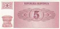 Slovenia 5 Tolar - Mountain - 1990 - Serial AL