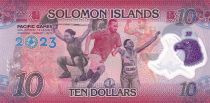 Solomon Islands 10 Dollars - Olympics Games - 2023 - Polymer - Remplacement Serial X.23