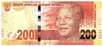 South Africa 200 Rand - Nelson Mandela - Leopard - 2015 - Letter E