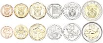 South Africa Set of 6 Coins - 2023 - AU