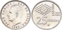 Spain 25 Pesetas Soccer World Cup - 1982