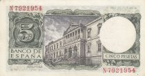 Spain 5 Pesetas - Alfonse X - Madrid Museum - 1954