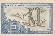 Spain 5 Pesetas - Bilbao - Caja de Ahorros Vizcaina -1937 - P.S561