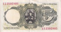 Spain 5 Pestas - Jaime Balmes - 1951 - Serial 1I - P.140