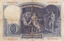 Spain 50 Pesetas 1931 - E. Rosales - Without serial