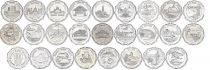 Sri Lanka 10 Rupees - Set of 25 Coins - 2013 - AU