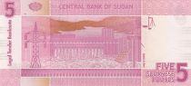 Sudan 5 Pounds - Satellite - 2006 - Serial CA