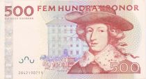 Suède 500 Kronor - Carl XI - Cristopher Polhem - 2002