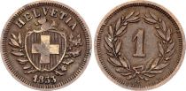 Suisse 1 Centime - Armoiries - 1853