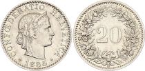 Suisse 20 Centimes - Libertas - 1885