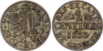 Suisse 4 Centimes - Canton de Genève - 1839