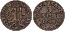 Suisse 5 Centimes - Canton de Genève - 1840