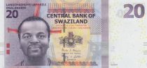 Swaziland 20 Emalangeni - King Mswati III - Cow - 2017