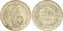 Switzerland 2 Francs - Helvetia - 1958 - B Berne - Silver