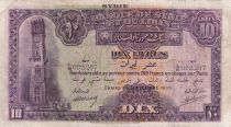 Syrian Arab Republic 10 Livres Banque de Syrie et du Liban - 01-09-1939  - L-B 092207