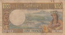 Tahiti 100 francs - Tahitian - 1969 - Serial H.1