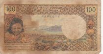 Tahiti 100 francs - Tahitian - 1969 - Serial N.1