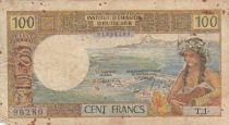 Tahiti 100 francs - Tahitian - 1969 - Serial T.1