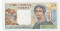 Tahiti 20 Francs Young farmer - ND (1951) - Specimen P.21