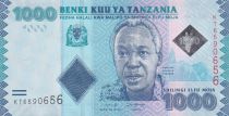 Tanzania 1000 Schillingi - Julius Nyerere - ND (2019) - Serial KT