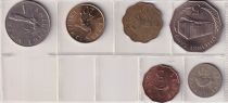 Tanzania Set of 6 Coins - 1966-1976