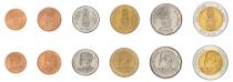 Thailand Set of 6 Coins - AU