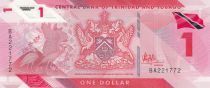 Trinidad and Tobago 1 Dollar - Bird - Serial BA - Polymer - 2021