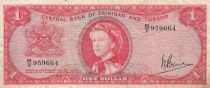 Trinidad and Tobago 1 Dollar - Elisabeth II - Bank - Serial B2 - 1969