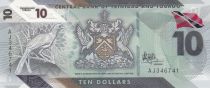 Trinidad and Tobago 10 Dollars - Birds - Polymer - 2020 - P.W62a