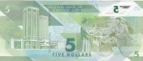 Trinidad and Tobago 5 Dollars - Bird - Building - 2020 - W.64a