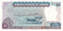 Tunisia 20 Dinars - Habib Bourguiba - Sousse - Serial L.1 - 1980 - P.77