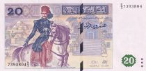 Tunisia 20 Dinars - Kheireddine El-Tounsi - Sadiki school - Serial E.3 - 1992