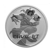 Tuvalu Chun-Li - Street Fighter - 1 Dollar Argent Tuvalu 2022