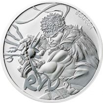 Tuvalu Ryu - 35 ans de Street Fighter - 1 Dollar Argent Tuvalu 2022