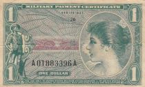 USA 1 dollar - Military banknote - Series 651 - Number 26 - 1969 - VF