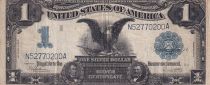 USA 1 Dollar Black Eagle - 1899 - Serial N52770200A