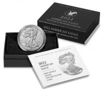 USA 1 Dollar Liberty American Eagle - 2022 - Proof  - Silver