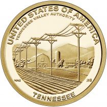 USA 1 Dollar Native American - Tennessee - D Denver ou P Philadelphie - 2022 - SPL