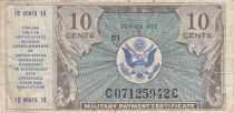 USA 10 cents - Billet militaire - Series 472 - Numéro 51 - 1948