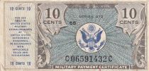 USA 10 cents - Billet militaire - Series 472 - Numéro 68 - 1948 - TTB