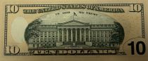 USA 10 Dollars - E5 Richmond - Us Treasury - 2017A - Serial E5 Richmond