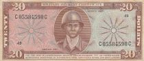 USA 10 dollars - Military banknote - Series 681 - Number 49 - 1969 - VF